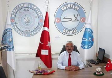 Etibar Həsənzadəyə KaracaKurt Köyleri Türkmen Derneği Genel Başkanı Serdar Güneşden anlamlı hədiyyə