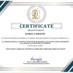 Pedaqogika elmləri doktoru, professor KAMAL CAMALOV İstanbul şəhərində keçirilən beynəlxalq konfransda iştirak edib