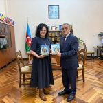 Aliyə Sagimbayeva Milli Kitabxananın qonağı olub